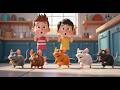 Five Little Rattus Rats Scurry Scurry Scurry Fun Animal Song Kids Rhymes