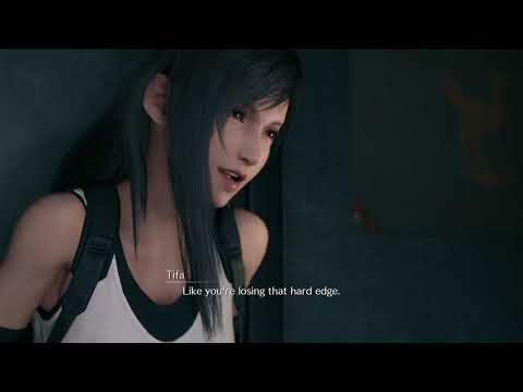 Final Fantasy 7 Remake - Cloud is nice to Tifa