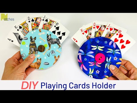 DIY Playing Cards Holder  -  Quick and Easy Christmas Gift to Make or Sew to Sell