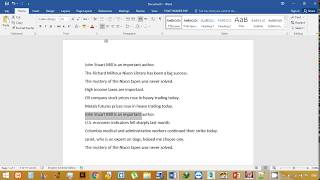 How to highlight duplicate sentences in a document in Microsoft word