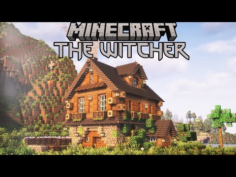Transforming Minecraft into The Witcher - BUILDING A starter house!
