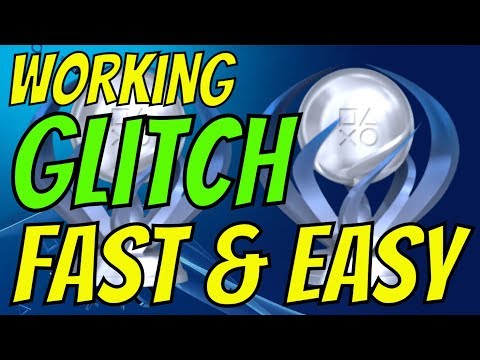 PS4 GLITCH Platinum Trophy 5 Mins - PS4 EASY Fast Platinum Trophy