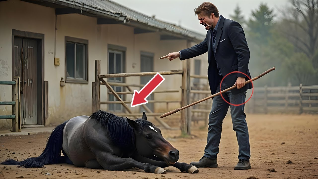 MILLONARIO ABANDONÓ al CABALLO DE CARRERAS porque ya no tenía valor, pero gracias a una JOVEN, logró