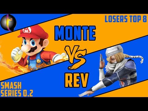 SS 0.2 Singles: SSB Wii U - LT8 - Monte vs Rev