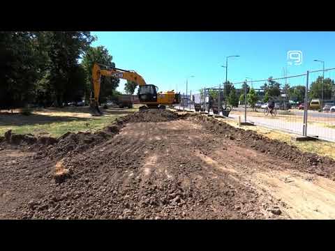 Изградња паркинга у делу Футошког пута („Инфо”, Канал 9, 8. 7. 2025.)