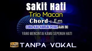 Download lagu Karaoke Sakit Hati Trio Macan Tanpa Vokal mp3