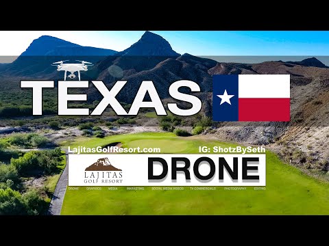 Lajitas, TX on the border.  Top10 Bucket List Golf Course - Black Jack’s Crossing.    (DRONE)