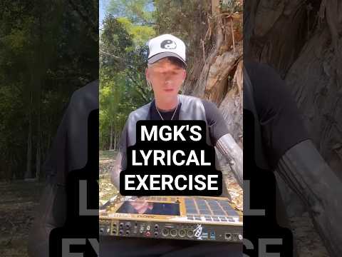mgk's lyrical exercise be like 🥶 #mgk #rap