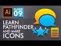Adobe Illustrator Training Class 9 Learn Pathfinder And Make Icons