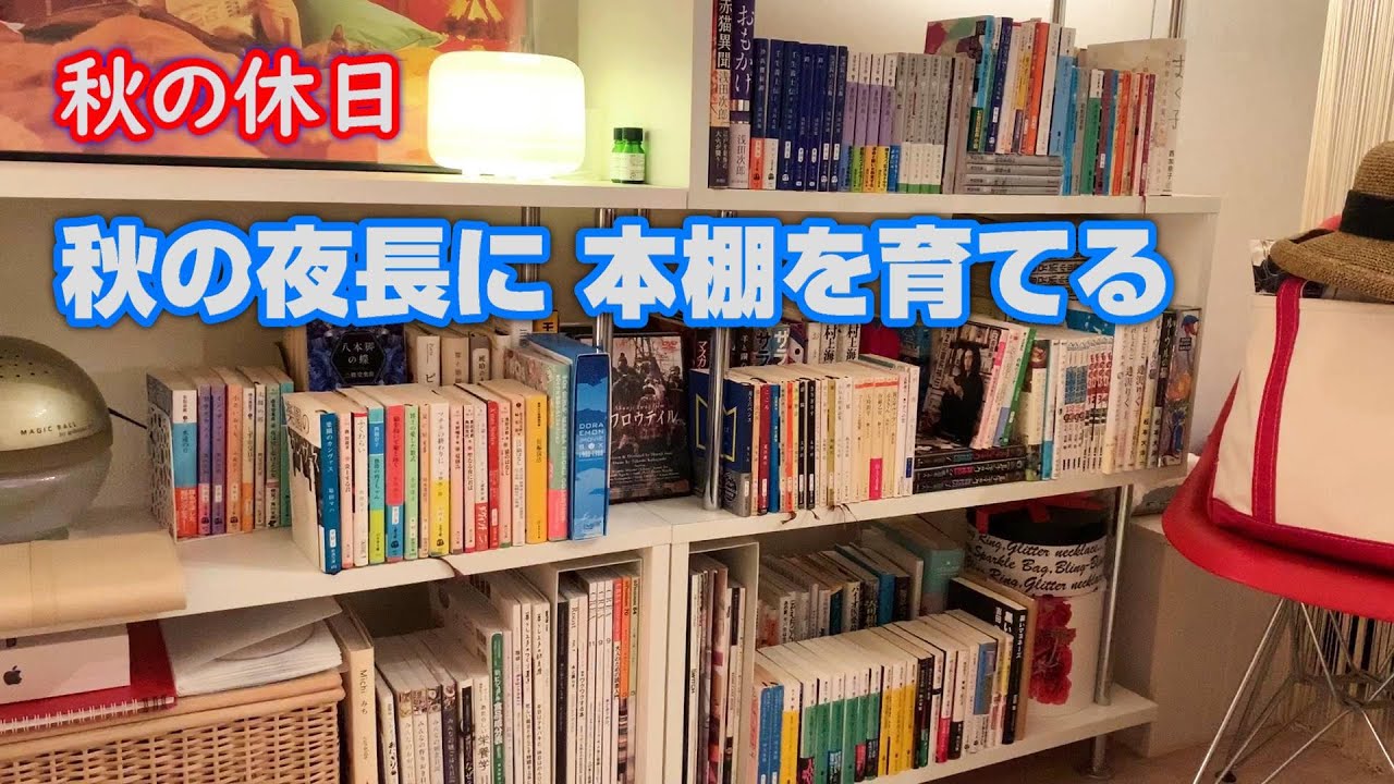 本棚ツアーのような本棚育成動画