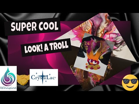 Art Therapy Acrylic Pouring Bloom Technique turned Dutch Pour technique w/ Surprises