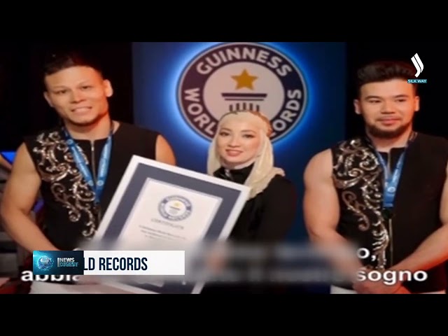 Kazakh acrobats enter Guinness World Records