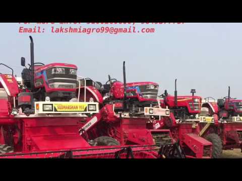 Mahindra yuvo tractor combine harvester