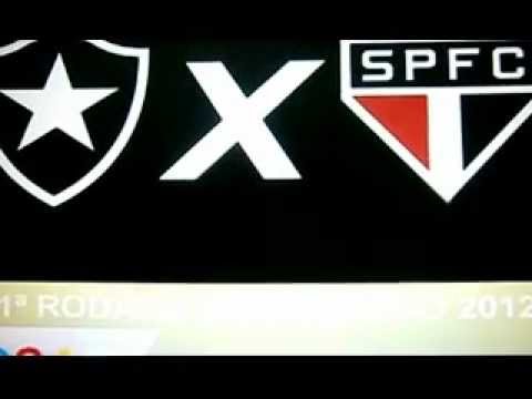 Botafogo 4x2 São Paulo- 1ª rodada do Brasileirão 2012