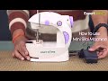 Portable Cordless and Handy Sewing Machine how to use detailed demo in Hindi