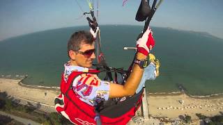 preview picture of video 'Vess - Sea Garden Burgas 28.07.13 , Gleitschirmfliegen , Paragliding , Gleitschirm'