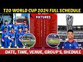 T20 worldcup schedule 2024 || Good chance for nepal to enter into the super 8