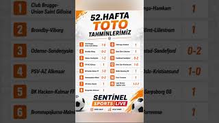 52.Hafta Spor Toto Tahminlerimiz #toto #sportoto #futbol #keşfet #keşfetteyiz