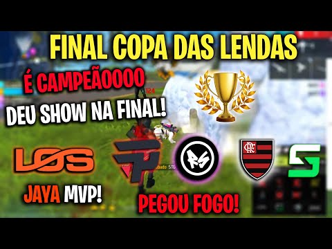É CAMPEÃOO! LOS DEU SHOW NA FINAL! JAYA MVP! FAZ O P CRIAS F99 FLAMDL FINAL COPA DAS LENDAS CLIPS FF
