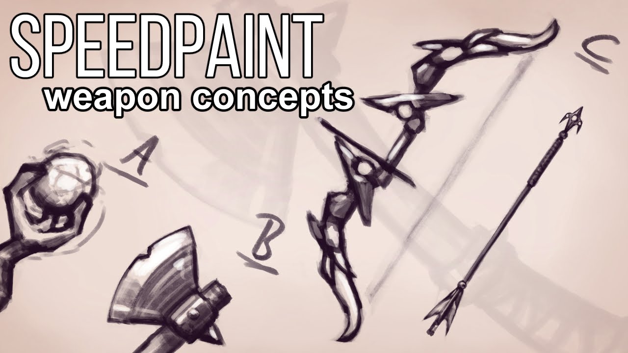Fantasy Weapon Concepts - Speedpaint #41