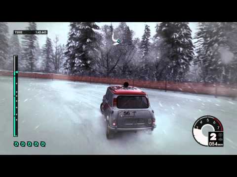 DiRT 3 Norway Winter Rally '60 PC Gameplay + Replay 1080p