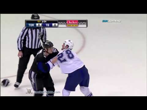Colton Orr vs Matt Walker Jan 21, 2010