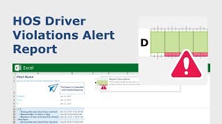 A video showing how ELD Driver Violations Alert Report works.