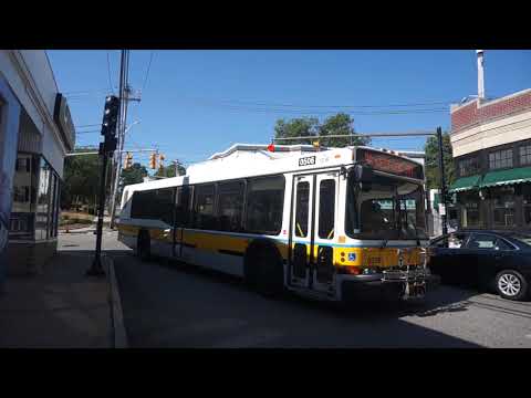 MBTA Bus: Medford Square bound AN440LF 0506 Rt.96 at Winthrop St/Boston Av