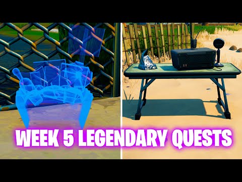 All Week 5 Legendary Quest / Challenges Fortnite Chapter 2 Season 7 (Quests guide)