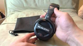 Video thumbnail for M-Audio Studiophile Q40 headphones review by Hi-Fi Insider