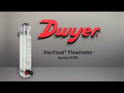 Visi-Float® Acrylic Flowmeter with Roto-Gear Valve Technology: Series VFCR