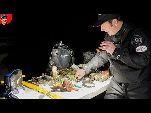 FOUND BACKPACK Underwater while Scuba Diving for Lost Valuables! Video