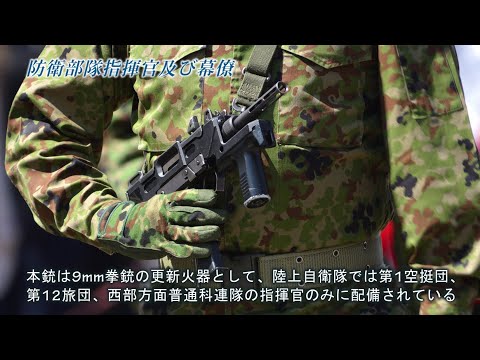 【陸上自衛隊】9mm機関拳銃と89式小銃を手に平成最後の市中パレード行進 2019 高田駐屯地 JGSDF Minebea PM-9 SMG & Howa Type 89 Assault Rifle