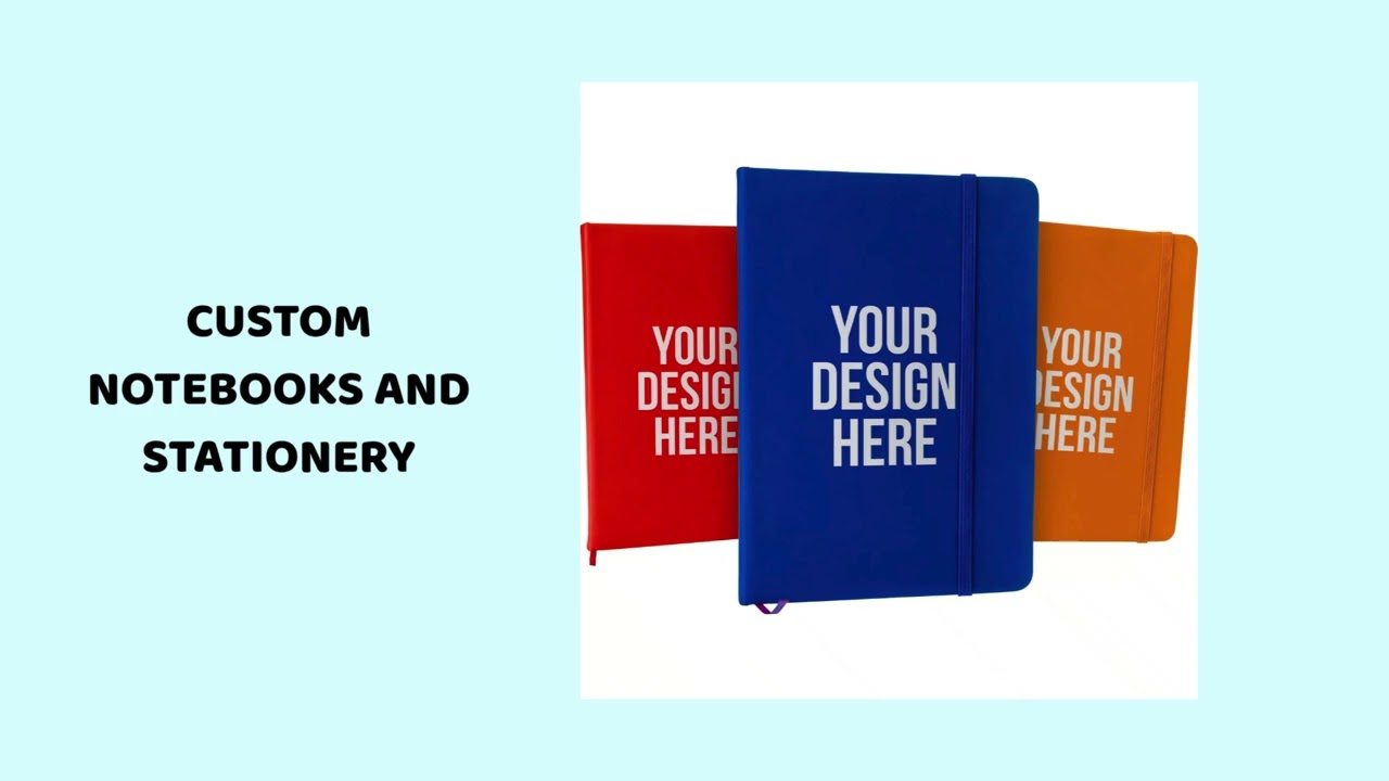 Custom Notebooks and Stationery 10% off all custom stationery today