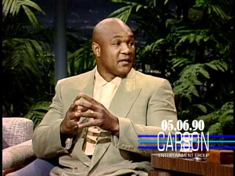 George Foreman Talks About Joe Frazier on Johnny Carson's Tonight Show