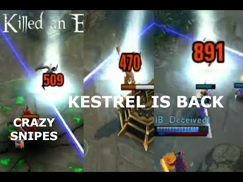 KESTREL IS BACK *CRAZY SNIPES*! Vainglory 5v5
