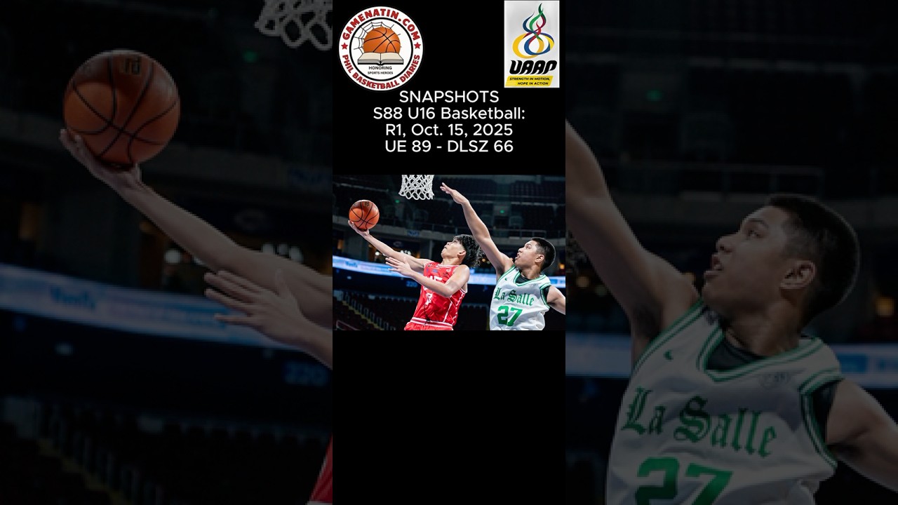 Snapshots: U16 Basketball - UE 89 - DLSU 66