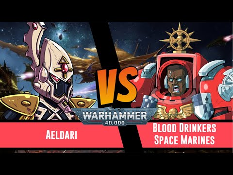 Warhammer 40,000 Battle Report: Aeldari vs Blood Angels