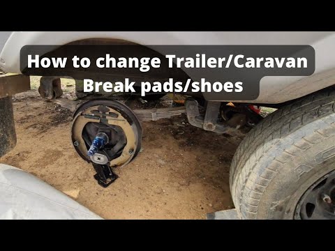 How to Replace Trailer/Caravan brake pads/shoes