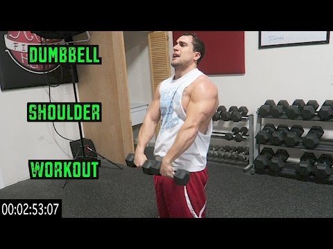 Intense 5 Minute Dumbbell Shoulder Workout