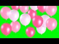 Green Screen Pink S Raising Balloon S