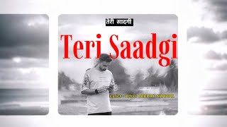 Teri Saadgi तेरी सादगी (official audio) Deepak Narwal -love latest haryanvi romantic song visualizer