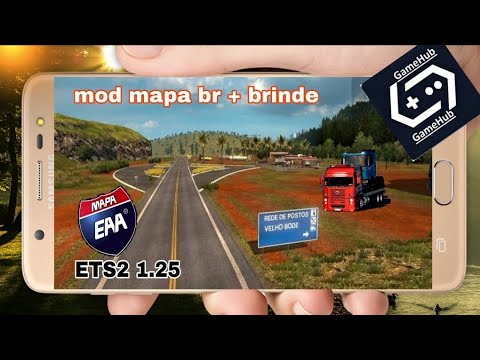 Euro truck simulator 2 1.25 com mapa eaa + brinde na GPU Mali e andreno no gamehub.