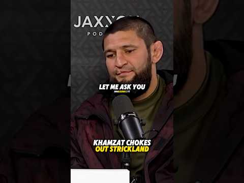 Khamzat Chimaev CHOKES OUT Sean Strickland In Sparring