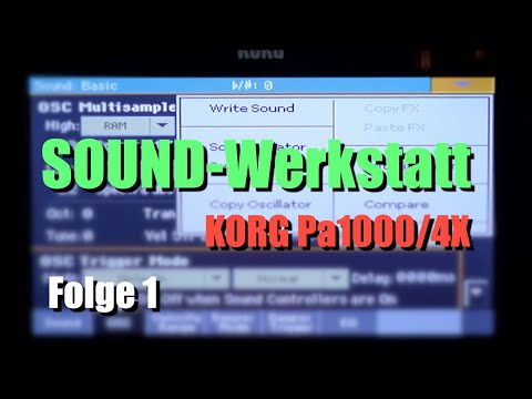 Pa1000/4X - Soundwerkstatt (1) - Klangwechsel per Anschlagsdynamik # 657