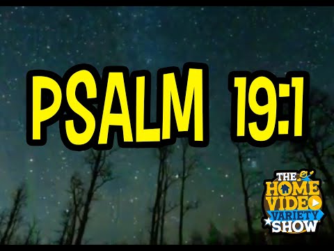 CC Cycle 3 Week 20 Science: Psalm 19:1