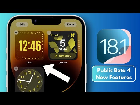 iOS 18.1 Public Beta 4 is OUT with NEW FEATURES