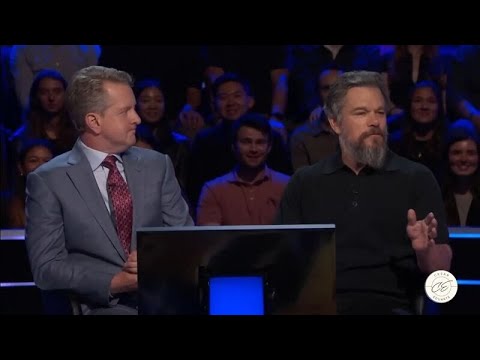 Matt Damon & Ken Jennings on Who Wants to Be a Millionaire USA [FULL RUN]