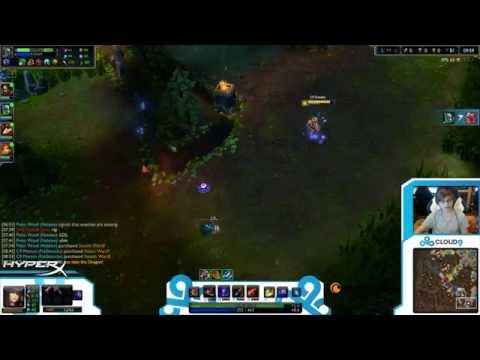 C9 Sneaky Caitlyn vs Jinx [Challenger Ranked solo queue AD]