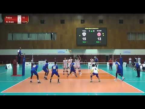Qatar Volleyball League  POLICE vs AL ARABI